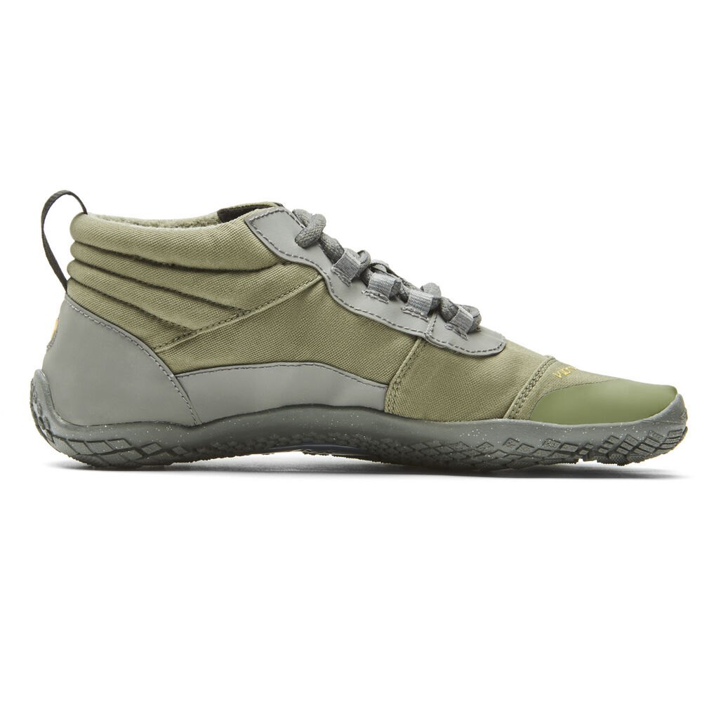 Zapatos De Trail Mujer Verde Oliva - FiveFingers V-Trek Insulated - ZURIOY-490